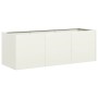 Jardinera de acero laminado en frío blanco 120x40x40 cm de , Maceteros y jardineras - Ref: Foro24-860676, Precio: 112,86 €, D...