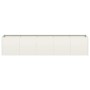 Jardinera de acero laminado en frío blanco 200x40x40 cm de , Maceteros y jardineras - Ref: Foro24-860683, Precio: 148,00 €, D...