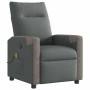 Sillón de masaje reclinable de tela gris oscuro de , Sillones - Ref: Foro24-4104845, Precio: 203,53 €, Descuento: %