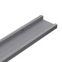 Estantes de pared 4 unidades gris 80x9x3 cm en Estanterías | Comprar online en Foru.es