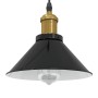 Lámpara colgante regulable en altura E27 negro brillante Ø 22cm de , Lámparas - Ref: Foro24-4103443, Precio: 29,60 €, Descuen...