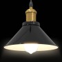 Lámpara colgante regulable en altura E27 negro brillante Ø 22cm de , Lámparas - Ref: Foro24-4103443, Precio: 29,60 €, Descuen...