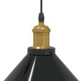 Lámpara colgante regulable en altura E27 negro brillante Ø 22cm de , Lámparas - Ref: Foro24-4103443, Precio: 29,60 €, Descuen...
