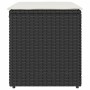 Taburetes de jardín con cojines 2 uds negro 40x40x43 cm de , Otomanas de exterior - Ref: Foro24-4104039, Precio: 128,70 €, De...