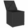 Taburetes de jardín con cojines 2 uds negro 40x40x43 cm de , Otomanas de exterior - Ref: Foro24-4104039, Precio: 128,70 €, De...