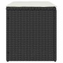 Taburetes de jardín con cojines 2 uds negro 40x40x43 cm de , Otomanas de exterior - Ref: Foro24-4104039, Precio: 128,70 €, De...