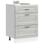 Mueble bajo de cocina porto gris sonoma madera reconstituida de , Armarios de cocina - Ref: Foro24-854265, Precio: 116,20 €, ...