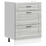 Mueble bajo de cocina porto gris sonoma madera reconstituida de , Armarios de cocina - Ref: Foro24-854265, Precio: 116,20 €, ...