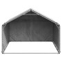Caseta perros exterior con cubierta 2x2x1,5 m acero galvanizado de , Casetas para perros - Ref: Foro24-4105408, Precio: 118,7...