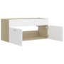 Armario para lavabo contrachapada blanco roble 100x38,5x46 cm de vidaXL, Muebles de baño - Ref: Foro24-804679, Precio: 50,11 ...
