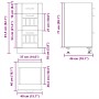 Mueble bajo de cocina Lucca madera vieja de , Armarios de cocina - Ref: Foro24-854238, Precio: 89,76 €, Descuento: %