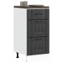 Mueble bajo de cocina Lucca madera ingeniería negra de , Armarios de cocina - Ref: Foro24-854231, Precio: 90,12 €, Descuento: %