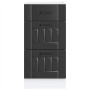 Mueble bajo de cocina Lucca madera ingeniería negra de , Armarios de cocina - Ref: Foro24-854231, Precio: 90,12 €, Descuento: %