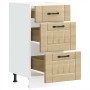 Mueble bajo de cocina Lucca roble sonoma de , Armarios de cocina - Ref: Foro24-854233, Precio: 90,34 €, Descuento: %