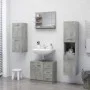 Espejo de baño madera contrachapada gris hormigón 60x10,5x45 cm by vidaXL, bathroom vanities - Ref: Foro24-805010, Price: 33,...