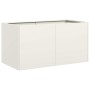 Jardinera de acero laminado en frío blanco 80x40x40 cm de , Maceteros y jardineras - Ref: Foro24-860669, Precio: 77,37 €, Des...