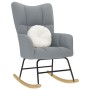 Silla mecedora de tela gris claro de , Mecedoras - Ref: Foro24-4016789, Precio: 128,90 €, Descuento: %