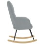 Silla mecedora de tela gris claro de , Mecedoras - Ref: Foro24-4016789, Precio: 128,90 €, Descuento: %