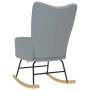 Silla mecedora de tela gris claro de , Mecedoras - Ref: Foro24-4016789, Precio: 128,90 €, Descuento: %