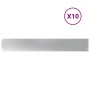 Bordes para césped 10 uds 15x103 cm acero galvanizado de , Ribetes y bordes para jardín - Ref: Foro24-860147, Precio: 44,06 €...