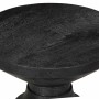 Mesa auxiliar madera maciza de mango negra Ø33x50 cm de , Mesas auxiliares - Ref: Foro24-4017539, Precio: 112,68 €, Descuento: %