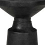 Mesa auxiliar madera maciza de mango negra Ø33x50 cm de , Mesas auxiliares - Ref: Foro24-4017539, Precio: 112,68 €, Descuento: %