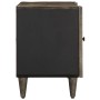 Mueble de TV madera maciza de mango gris claro 105x33,5x46 cm de , Almacenamiento para CD y DVD - Ref: Foro24-4017792, Precio...
