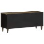 Mueble de TV madera maciza de mango gris claro 105x33,5x46 cm de , Almacenamiento para CD y DVD - Ref: Foro24-4017792, Precio...