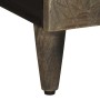 Mueble de TV madera maciza de mango gris claro 105x33,5x46 cm de , Almacenamiento para CD y DVD - Ref: Foro24-4017792, Precio...