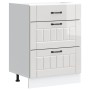 Mueble bajo de cocina Lucca blanca de alto brillo de , Armarios de cocina - Ref: Foro24-854271, Precio: 122,28 €, Descuento: %