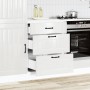 Mueble bajo de cocina Lucca blanca de alto brillo de , Armarios de cocina - Ref: Foro24-854271, Precio: 122,28 €, Descuento: %