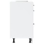 Mueble bajo de cocina Lucca blanca de alto brillo de , Armarios de cocina - Ref: Foro24-854271, Precio: 122,28 €, Descuento: %