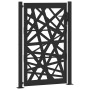 Puerta de jardín de acero negra diseño luminoso 105x155 cm de , Puertas de jardín - Ref: Foro24-4100951, Precio: 222,76 €, De...