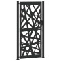 Puerta de jardín de acero negra diseño luminoso 105x205 cm de , Puertas de jardín - Ref: Foro24-4100953, Precio: 273,11 €, De...