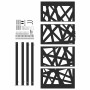 Puerta de jardín de acero negra diseño luminoso 105x205 cm de , Puertas de jardín - Ref: Foro24-4100953, Precio: 273,11 €, De...