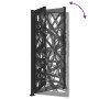 Puerta de jardín de acero negra diseño luminoso 105x205 cm de , Puertas de jardín - Ref: Foro24-4100953, Precio: 273,11 €, De...