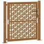 Puerta de jardín diseño en cruz de acero desgastado 105x105 cm de , Puertas de jardín - Ref: Foro24-4101004, Precio: 180,13 €...