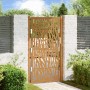 Puerta de jardín diseño con listón acero desgastado 105x180 cm de , Puertas de jardín - Ref: Foro24-4100987, Precio: 259,93 €...