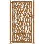 Puerta de jardín diseño con listón acero desgastado 105x180 cm de , Puertas de jardín - Ref: Foro24-4100987, Precio: 259,93 €...