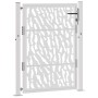 Puerta de jardín diseño con listón acero desgastado 105x130 cm de , Puertas de jardín - Ref: Foro24-4100985, Precio: 207,26 €...