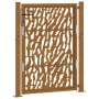 Puerta de jardín diseño con listón acero desgastado 105x130 cm de , Puertas de jardín - Ref: Foro24-4100985, Precio: 207,26 €...