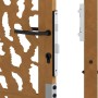 Puerta de jardín diseño con listón acero desgastado 105x130 cm de , Puertas de jardín - Ref: Foro24-4100985, Precio: 207,26 €...