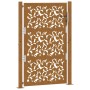 Puerta de jardín diseño de hojas de acero desgastado 105x155 cm de , Puertas de jardín - Ref: Foro24-4100966, Precio: 220,73 ...
