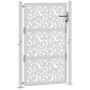 Puerta de jardín diseño de hojas de acero desgastado 105x155 cm de , Puertas de jardín - Ref: Foro24-4100966, Precio: 220,73 ...