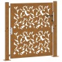 Puerta de jardín diseño de hojas de acero desgastado 105x105 cm de , Puertas de jardín - Ref: Foro24-4100964, Precio: 167,45 ...