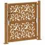 Puerta de jardín diseño de hojas de acero desgastado 105x105 cm de , Puertas de jardín - Ref: Foro24-4100964, Precio: 167,45 ...