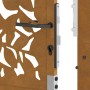 Puerta de jardín diseño de hojas de acero desgastado 105x105 cm de , Puertas de jardín - Ref: Foro24-4100964, Precio: 167,45 ...