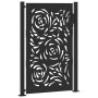 Puerta de jardín diseño llama acero negro 105x155 cm de , Puertas de jardín - Ref: Foro24-4100991, Precio: 221,41 €, Descuent...