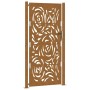 Puerta de jardín diseño llama acero desgastado 105x205 cm de , Puertas de jardín - Ref: Foro24-4100998, Precio: 237,46 €, Des...