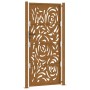 Puerta de jardín diseño llama acero desgastado 105x205 cm de , Puertas de jardín - Ref: Foro24-4100998, Precio: 237,46 €, Des...